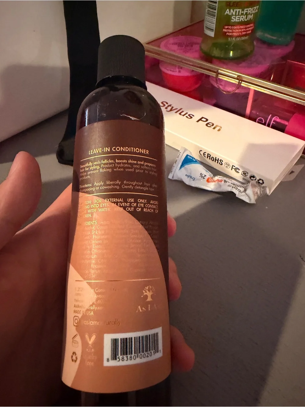 As I Am Classic Leave-In Conditioner - Brown & Red Bottle
